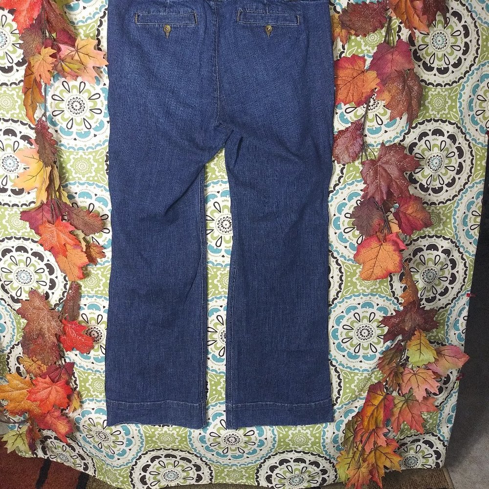 1886 Jeaniemade Size 18Long Old Navy Bell-Bottoms - Picture 2 of 3